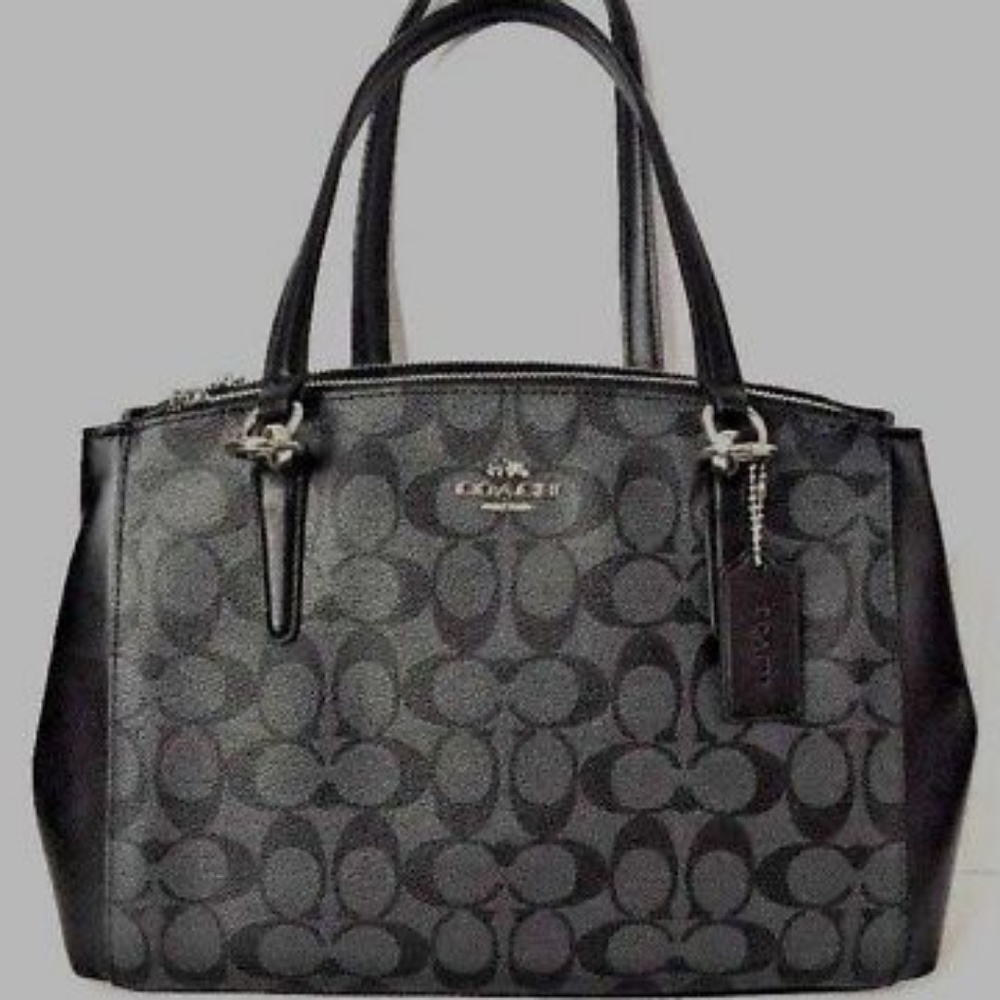 NWT Coach Black Christie Carryall Bag